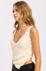 Sleeveless Sequin Top