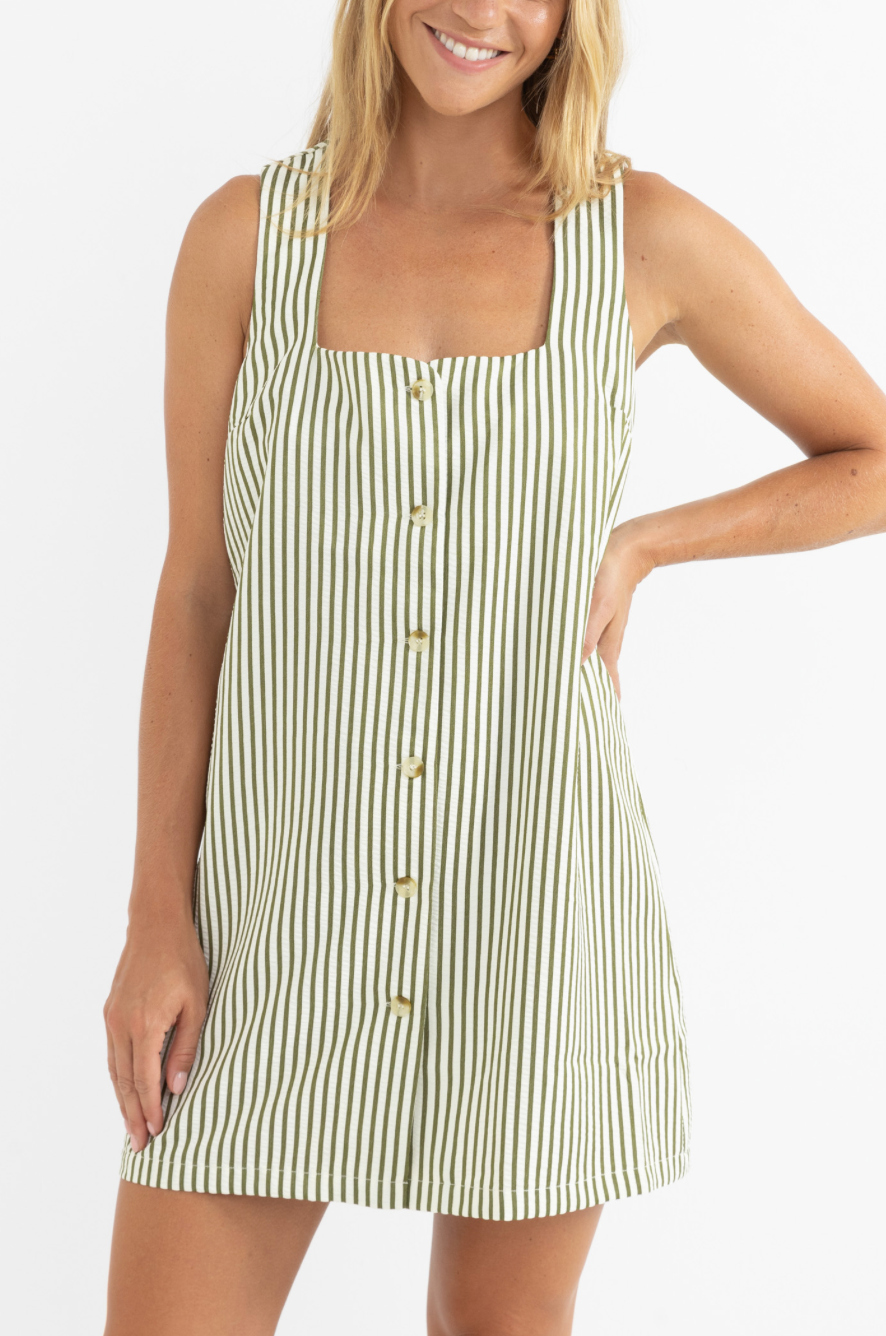 Rhythm Cove Stripe Mini Dress