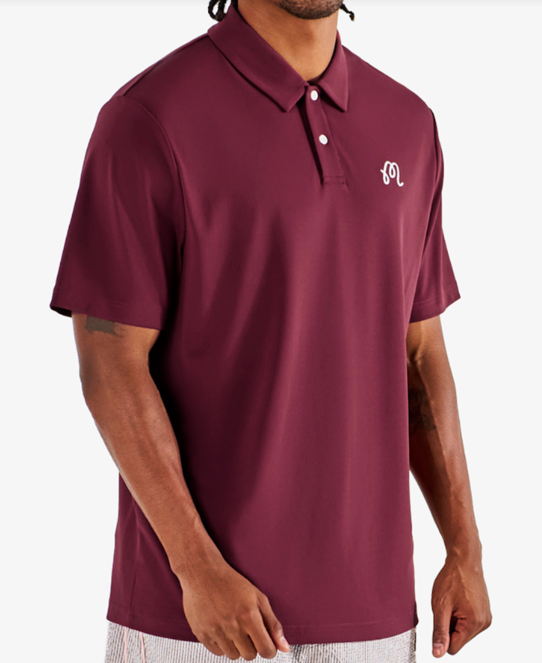 Malbon Surf Raspberry Polo
