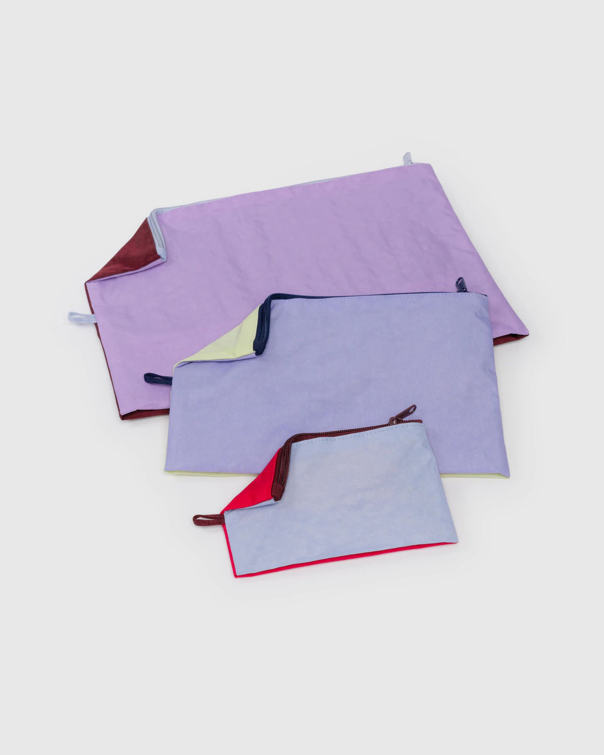 Baggu Go Pouch Set- Kaleidoscope Mix