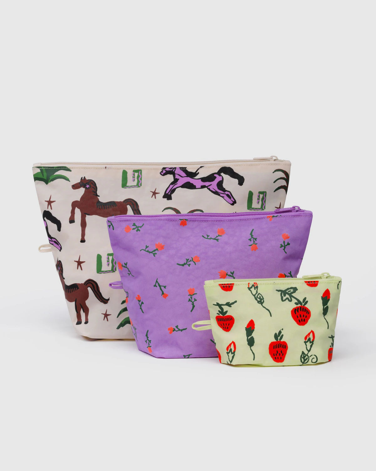 Baggu Go Pouch Set- Painted Prairie