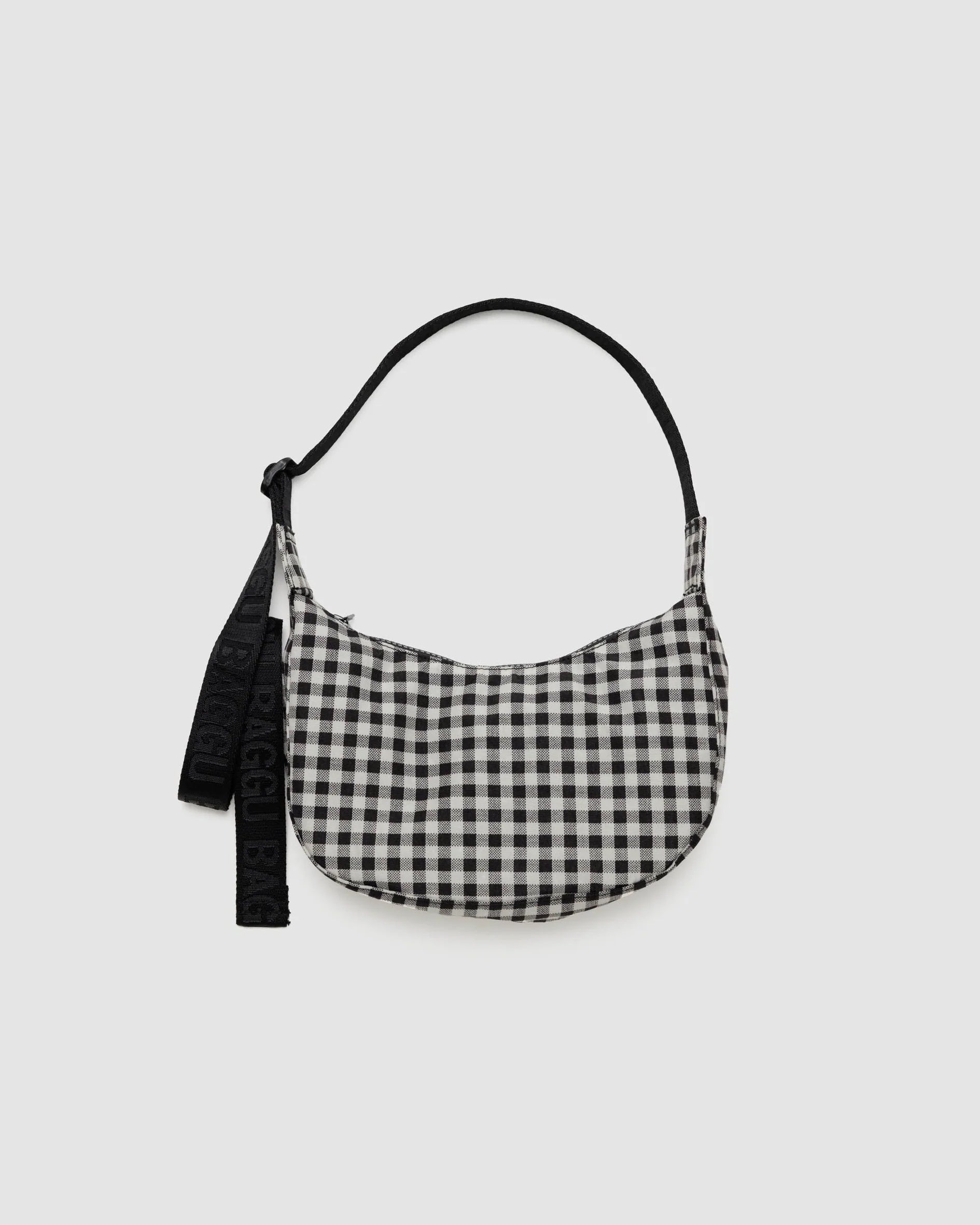 Baggu Small Nylon Crescent Bag - Gingham | Collective Request 
