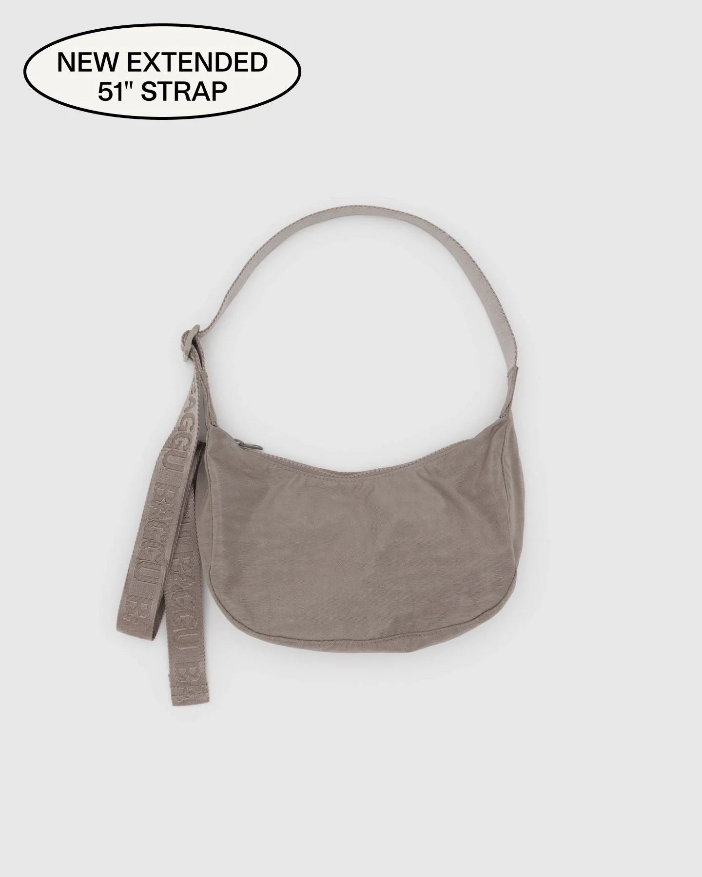 Baggu Small Nylon Crescent Bag - Dove