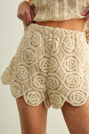 Crochet Knitted Shorts