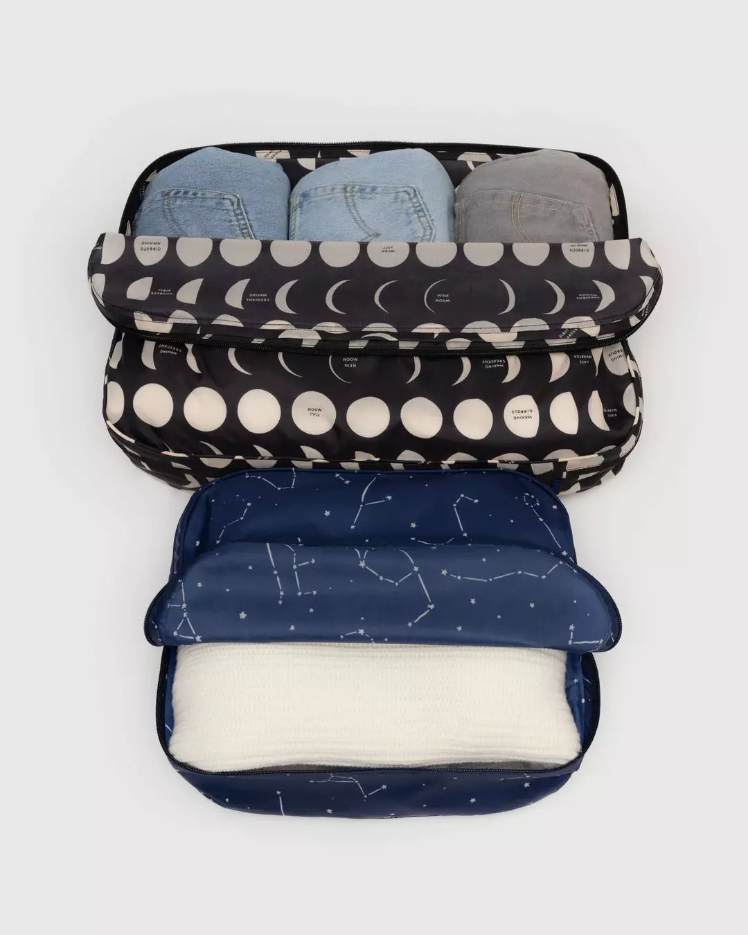 Baggu Large Packing Cube Set- Night Sky