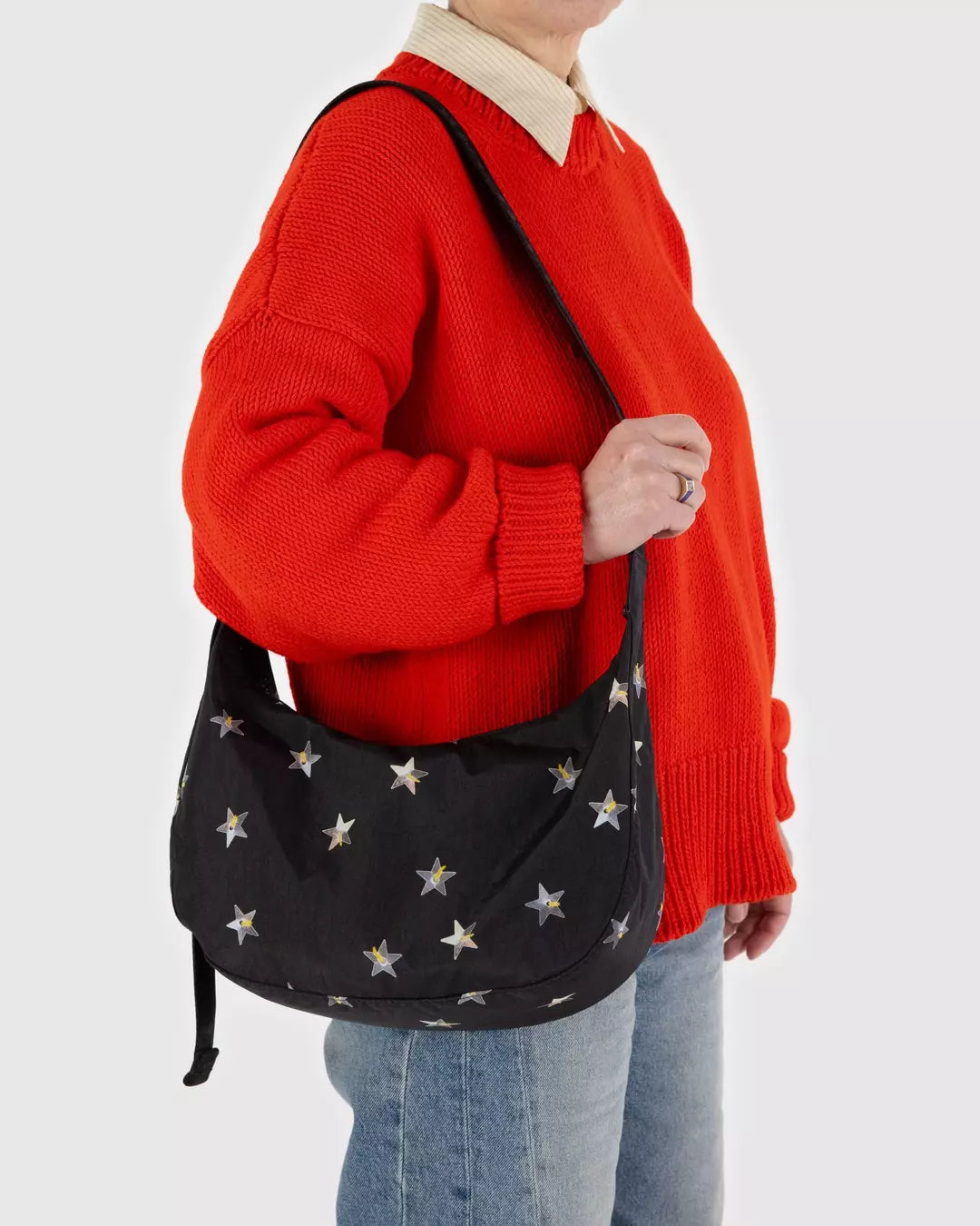 Baggu Medium Nylon Crescent Bag Stars | Collective Request 