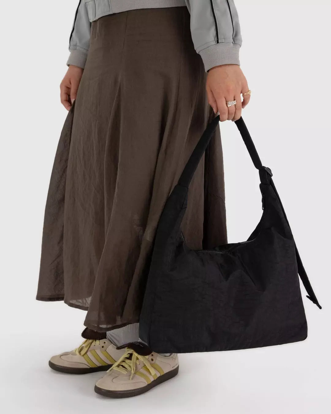 Baggu Nylon Shoulder Bag-Black | Collective Request 