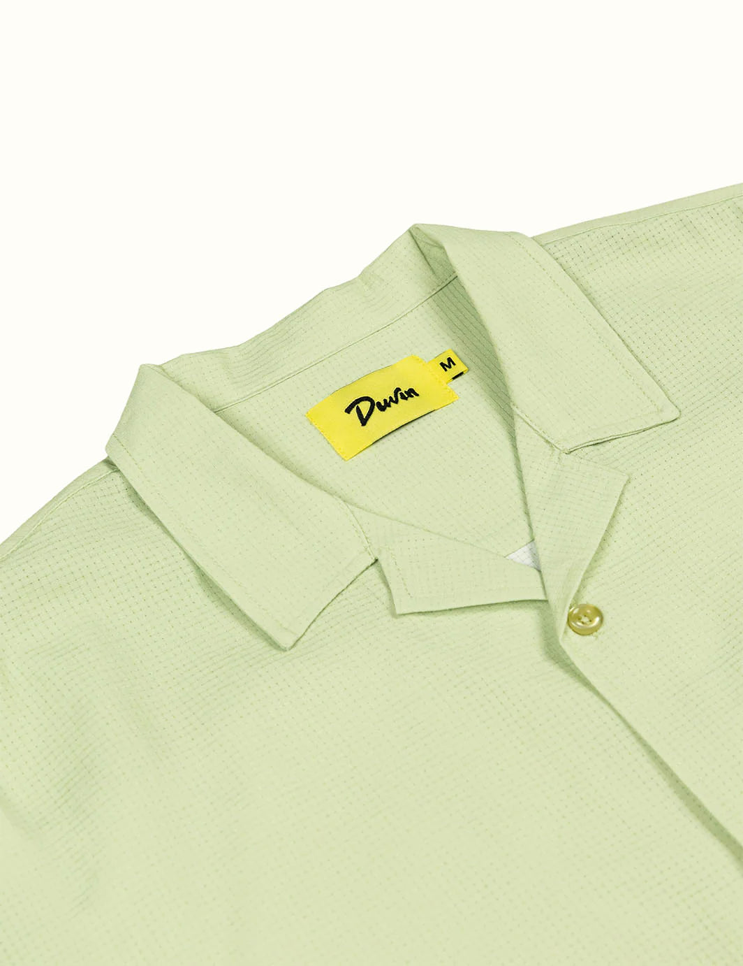 Duvin Basic Leisure Stretch Buttonup Lime