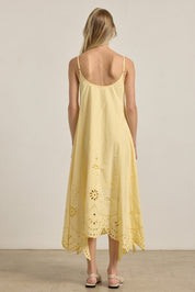 Yellow Embroidered Dress
