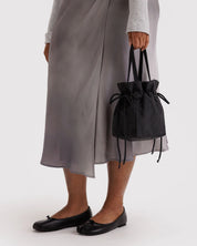 Baggu Nylon Drawstring Bag - Black