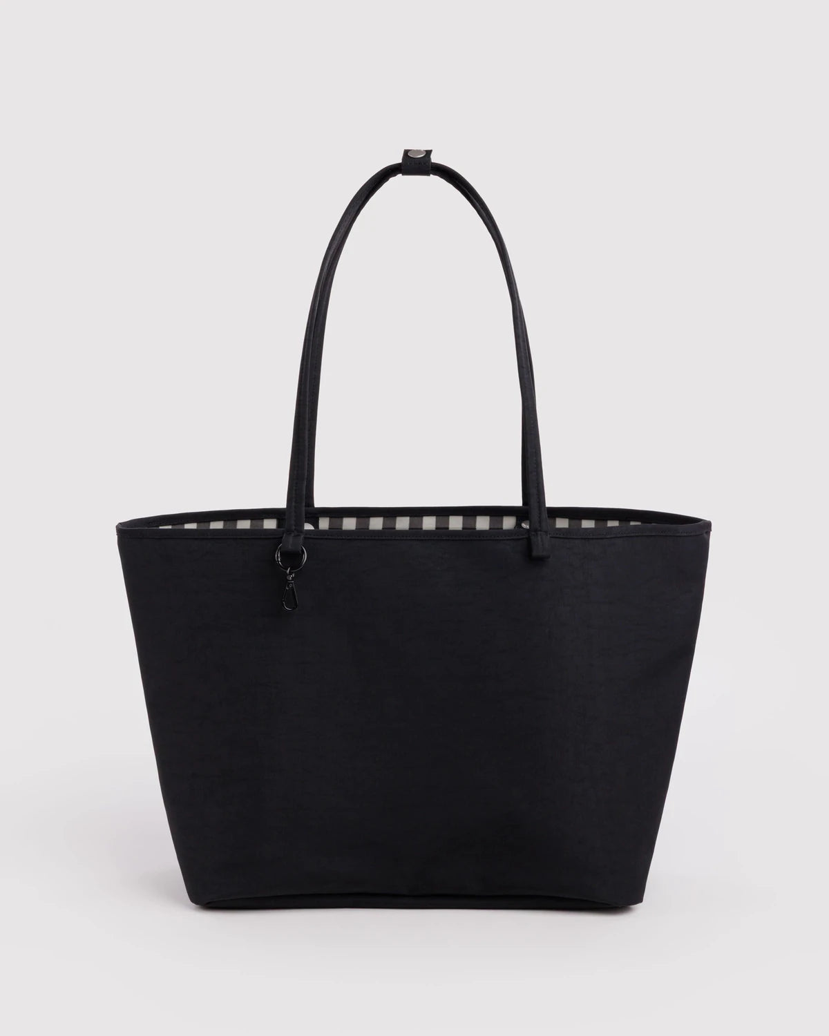 BAGGU Black Large Nylon Reversible Tote