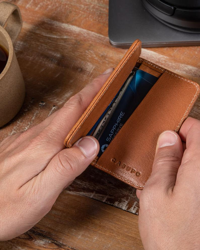 Casupo Compact Bifold Wallet in Whiskey  | Collective Request 