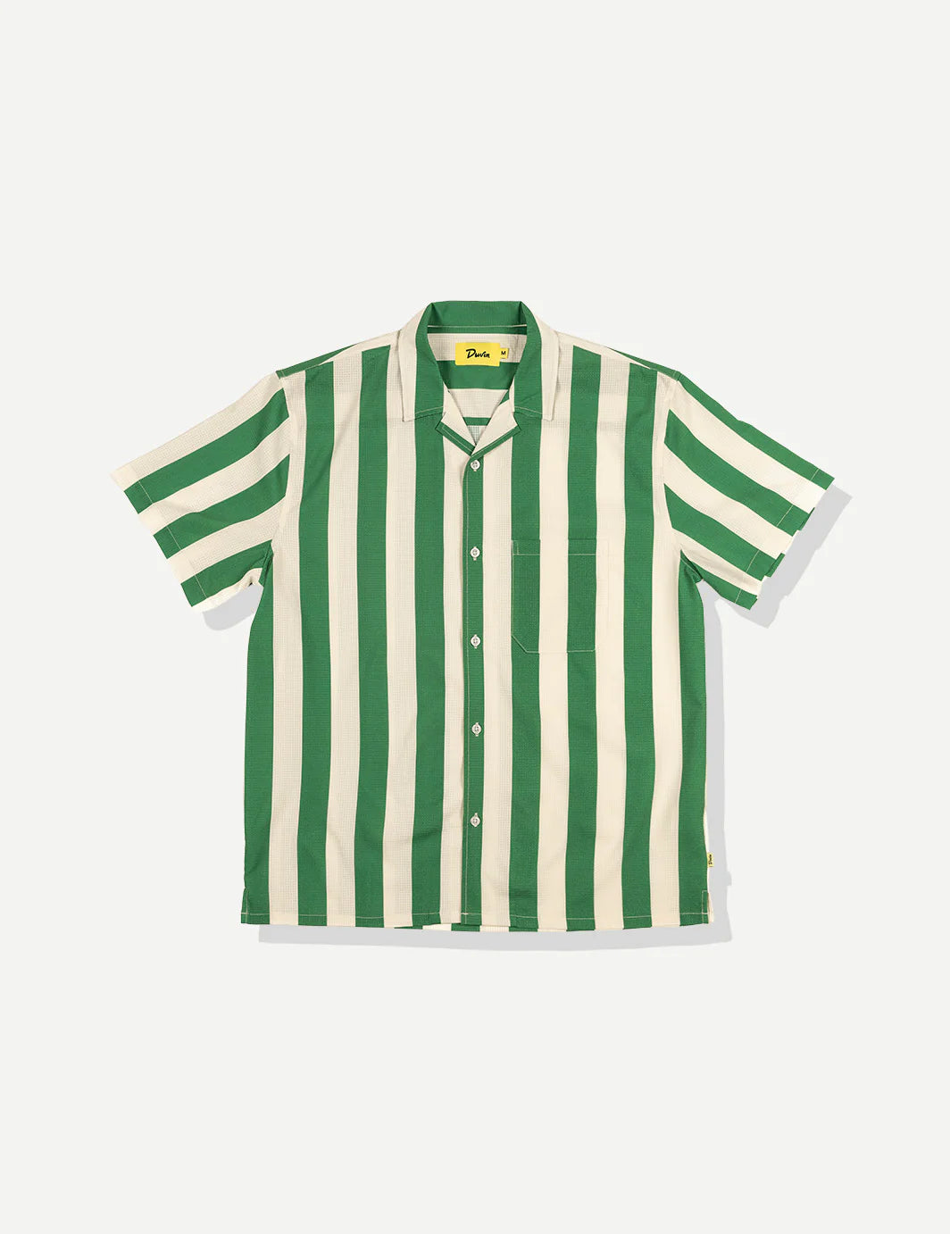 Duvin Travel Leisure Stretch Buttonup-Green