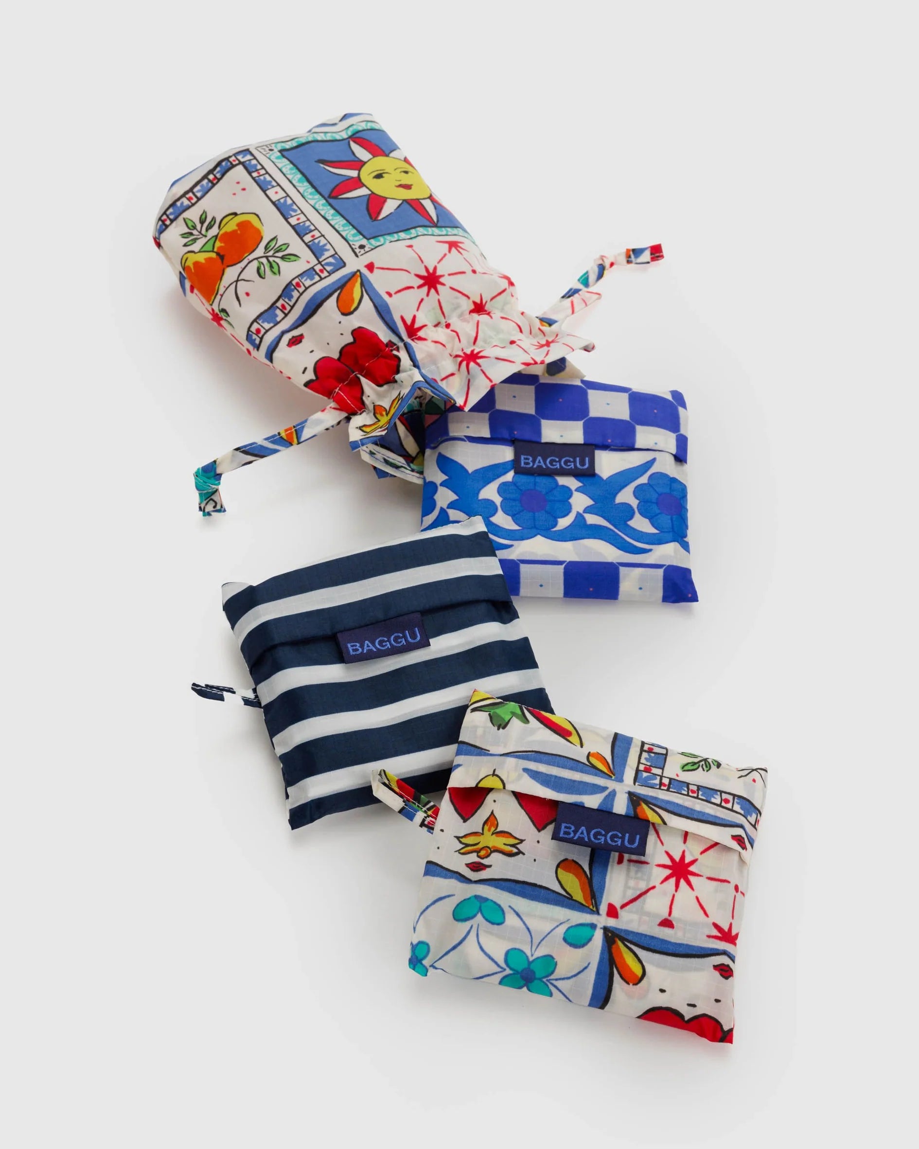 Standard Baggu Set of 3 - Vacation Tiles| Collective Request 