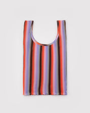 BAGGU Pleated Baggu- Gradient Stripe Poppy & Lilac