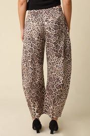Elsie Leopard Barrel Pants