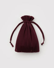 Pleated Baggu - Mahogany