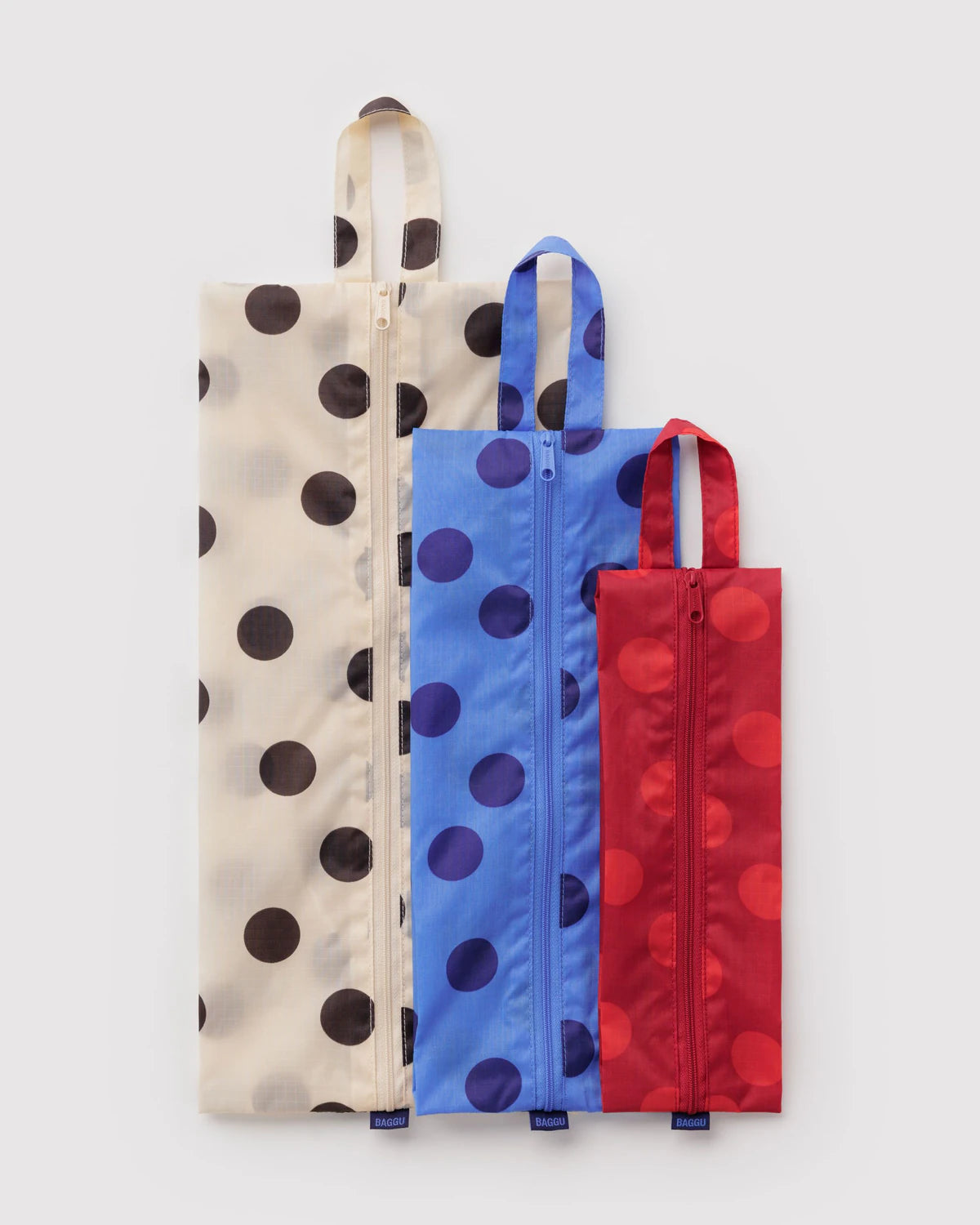 BAGGU Polka Dot Mix 3D Zip Set