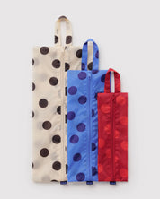 BAGGU Polka Dot Mix 3D Zip Set