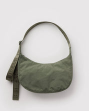 BAGGU Caper Medium Nylon Crescent Bag
