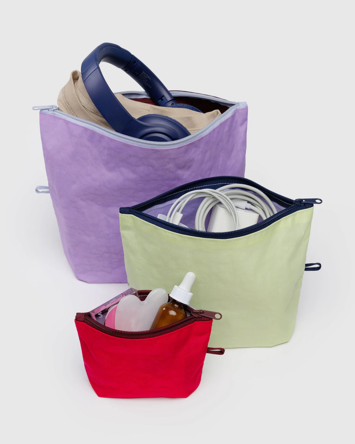 Baggu Go Pouch Set- Kaleidoscope Mix