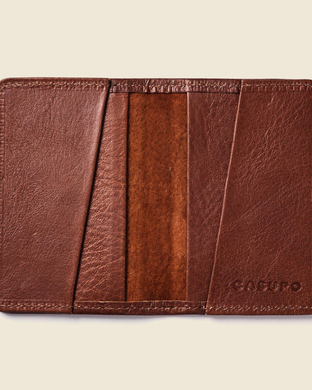 Casupo Compact Bifold Wallet in Chocolate  | Collective Request 
