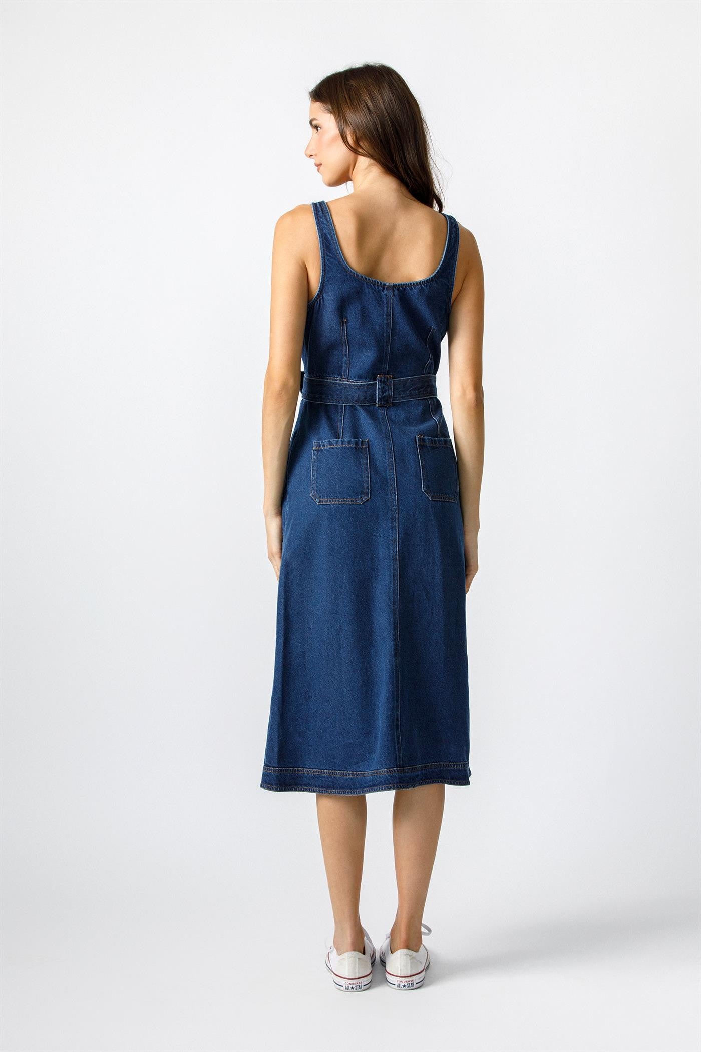 Denim Midi Dress