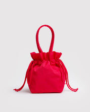 BAGGU Nylon Drawstring Bag- Candy Apple