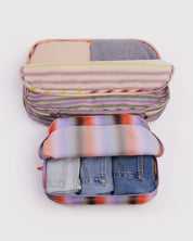 Baggu Large Packing Cube Set- Gradient Stripes