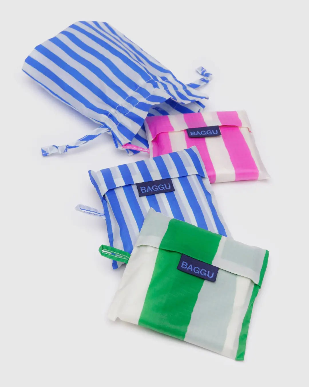 Baggu Standard Baggu Set of 3- Painted Stripe