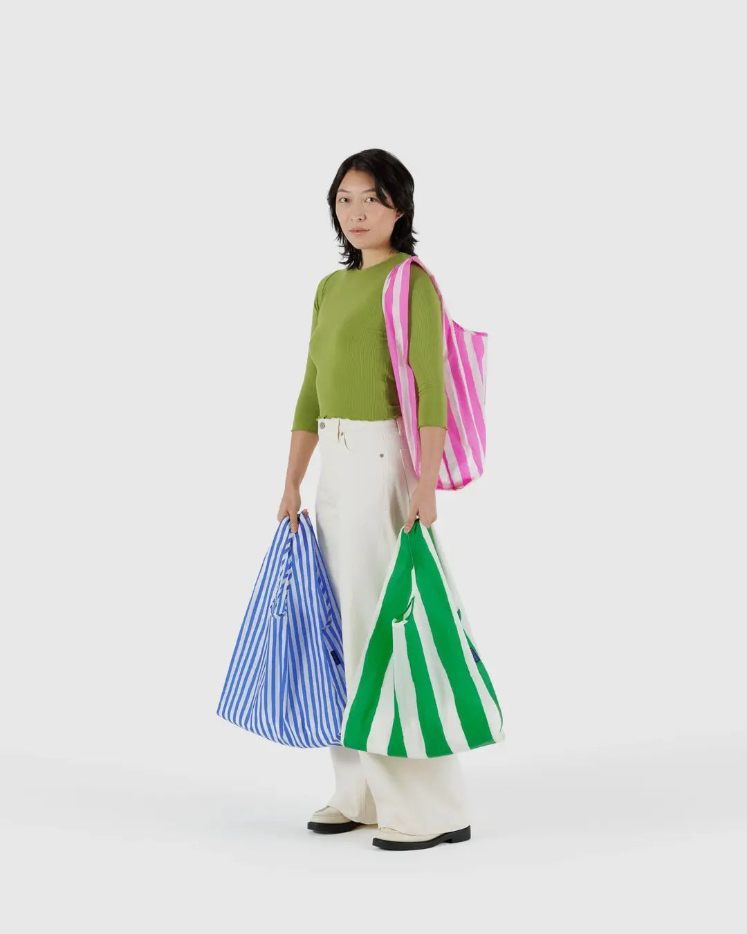 Baggu Standard Baggu Set of 3- Painted Stripe