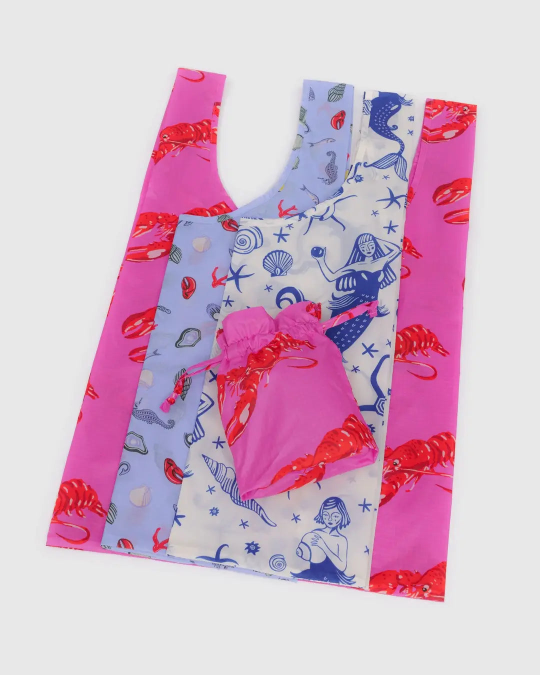 Baggu Standard Baggu Set of 3- Sea Creatures