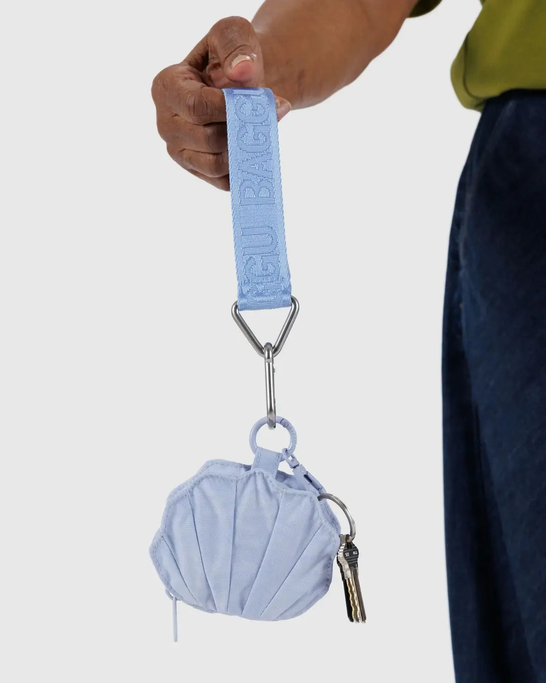 Baggu Shell Charm- Lavender Grey