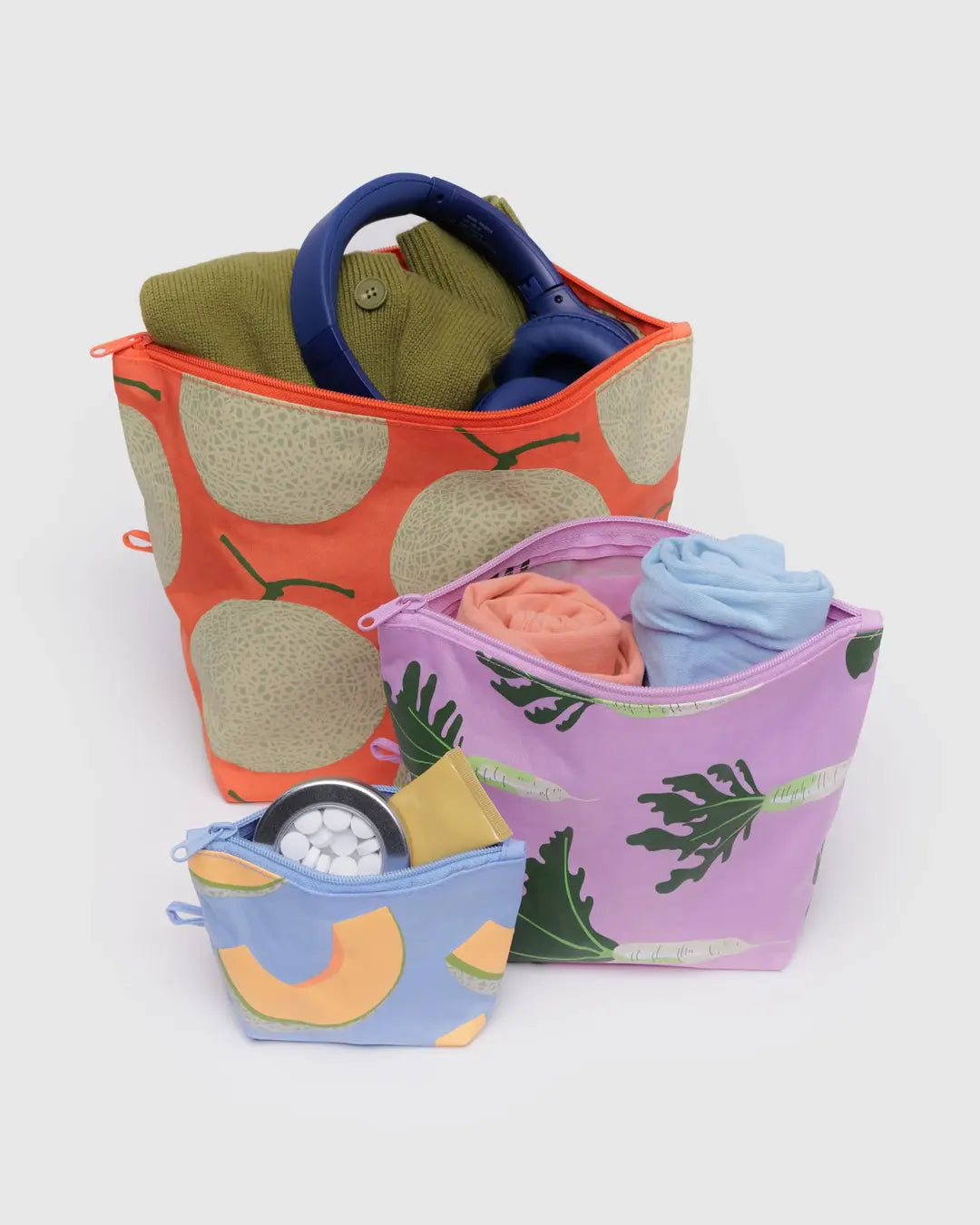 Baggu Go Pouch Set- Japanese Produce