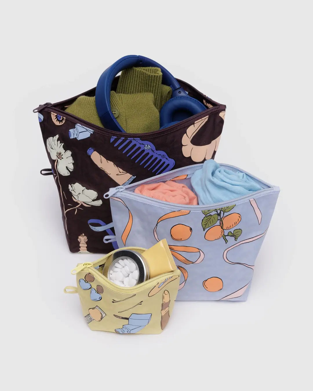 Baggu Go Pouch Set- Get Ready with Me | Collective Request 