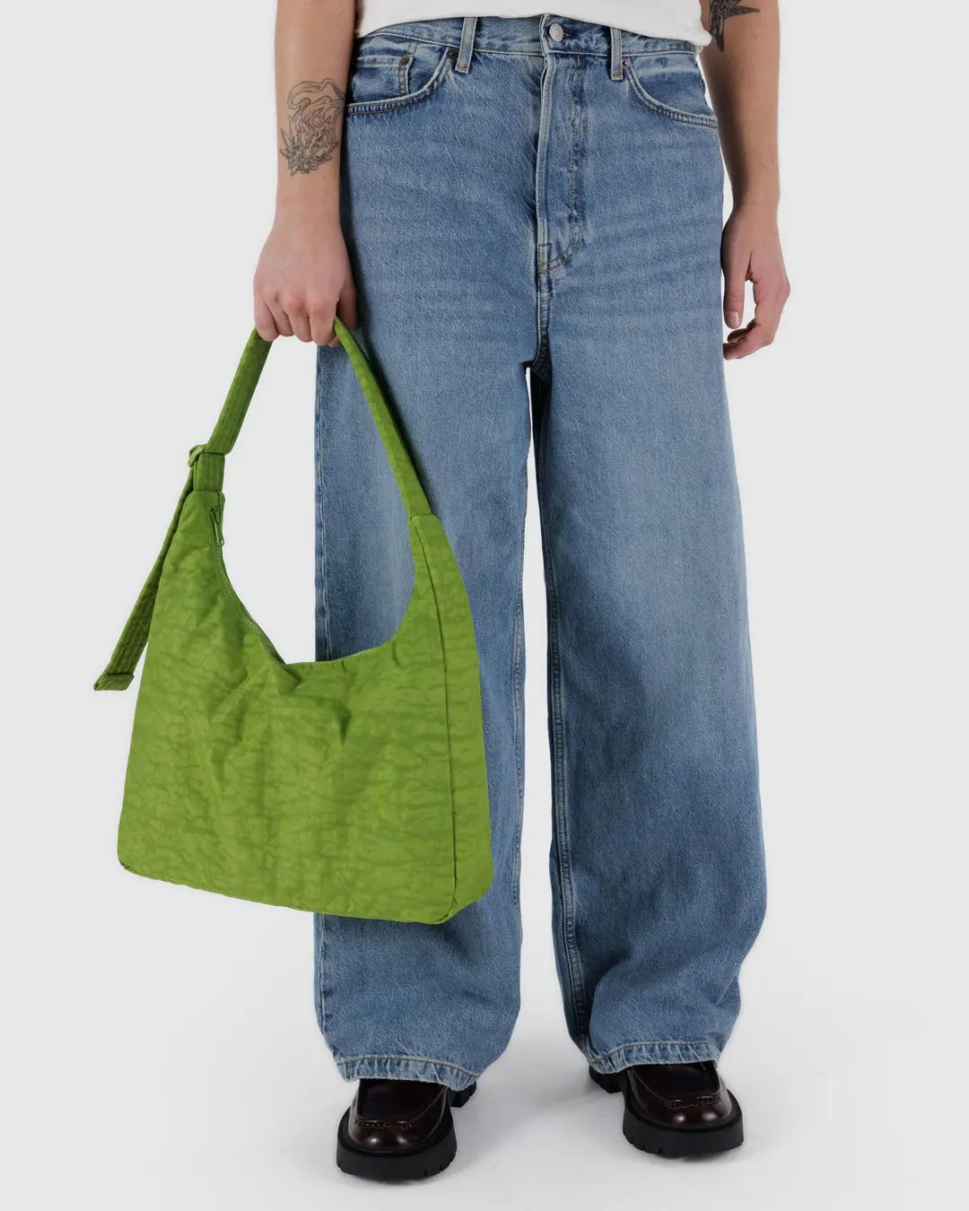 Baggu Nylon Shoulder Bag-Green Juice