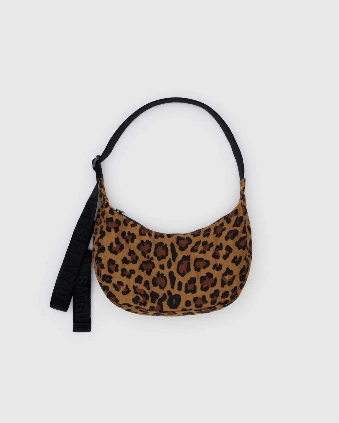 Baggu Small Nylon Crescent Bag- Leopard