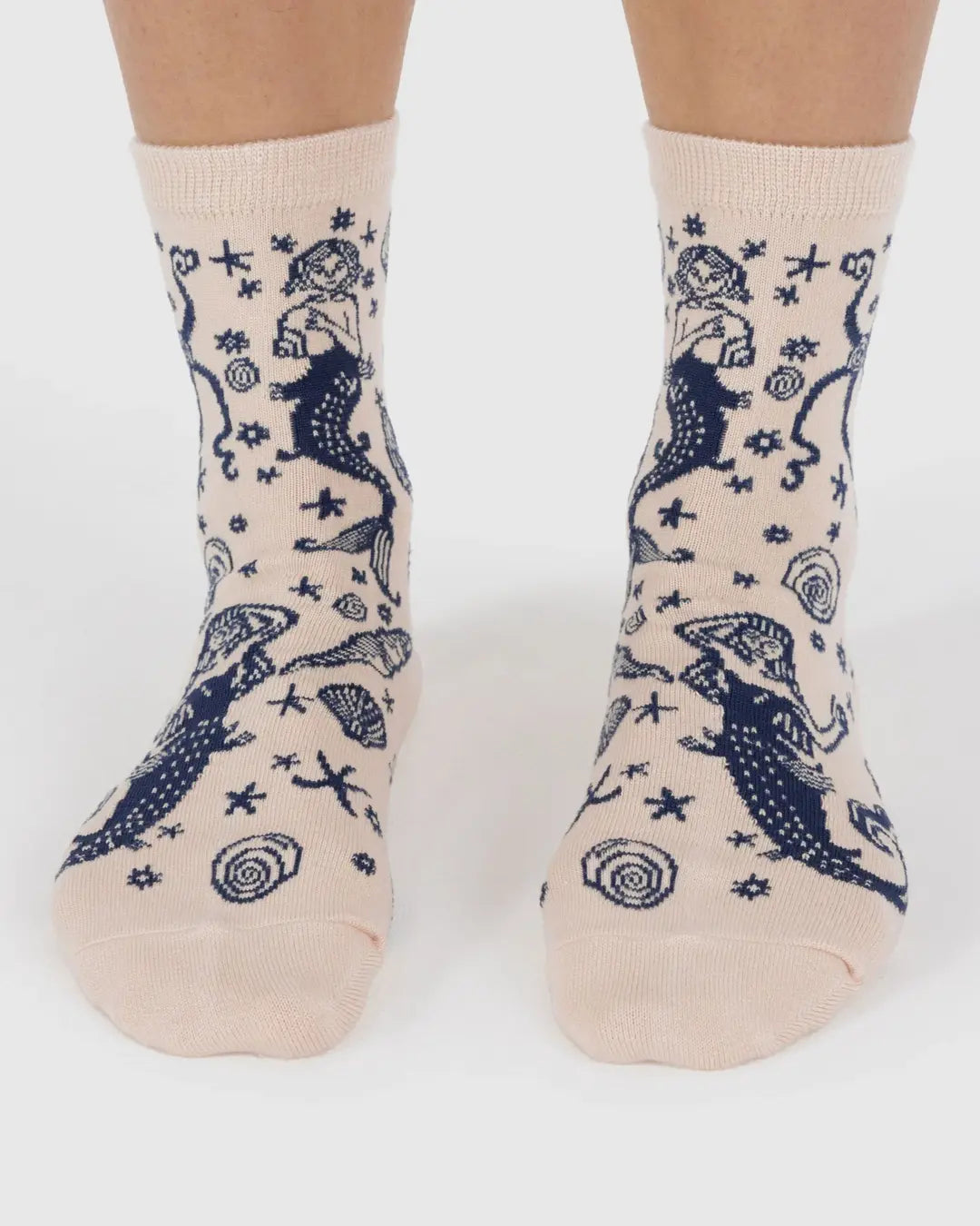 Baggu Crew Sock- Mermaid