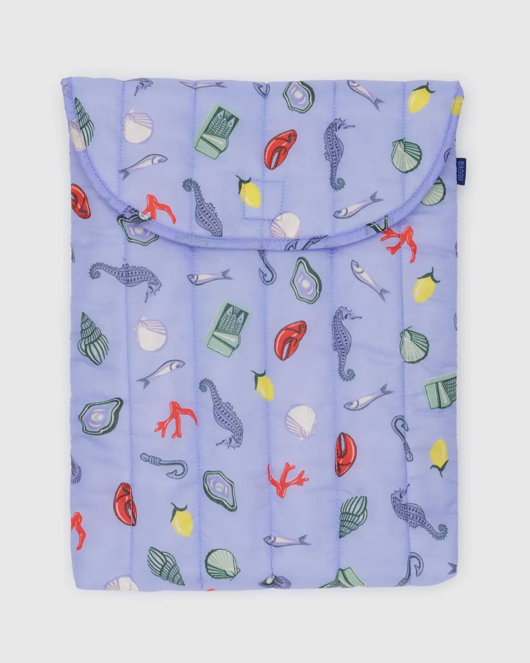 Baggu Puffy Laptop Sleeve 16"- Sea Charms