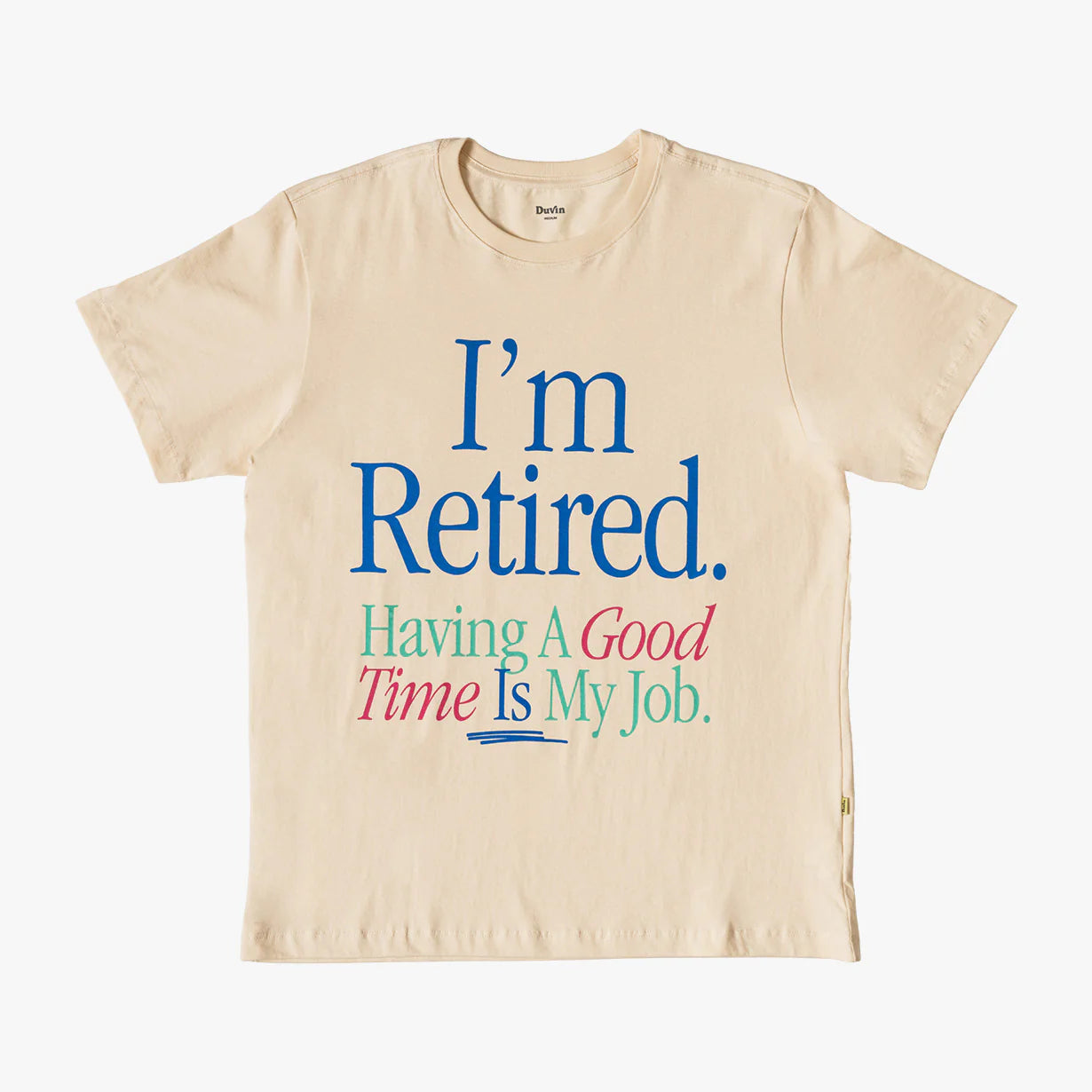 Duvin Retired Tee - Antique | Collective Request 