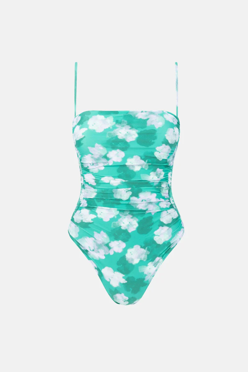 Rhythm Bonita Floral Scrunched Side One Piece | Collective Request 