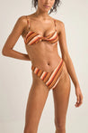 Rhythm Chica Stripe Knotted Bandeau Top | Collective Request 