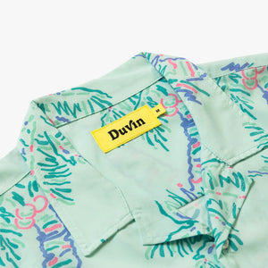 Duvin Scribble Palm Buttonup - Lightweight Stretch | Collective Request 