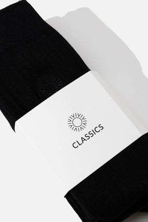 Rhythm Classic 3-Pack Socks Black