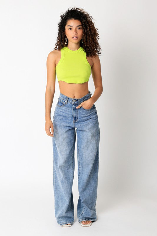 Lime Molly Top | Collective Request 