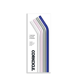 Corkcicle Straw Set Glass Multicolor | Collective Request 