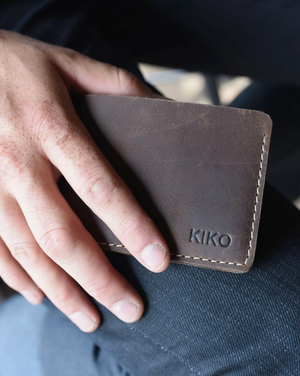 Kiko Leather Straight Cut Bifold Wallet