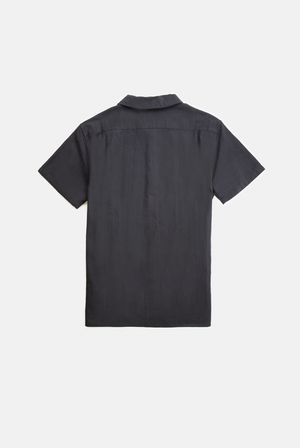 Rhythm Classic Linen SS Shirt-Vintage Black