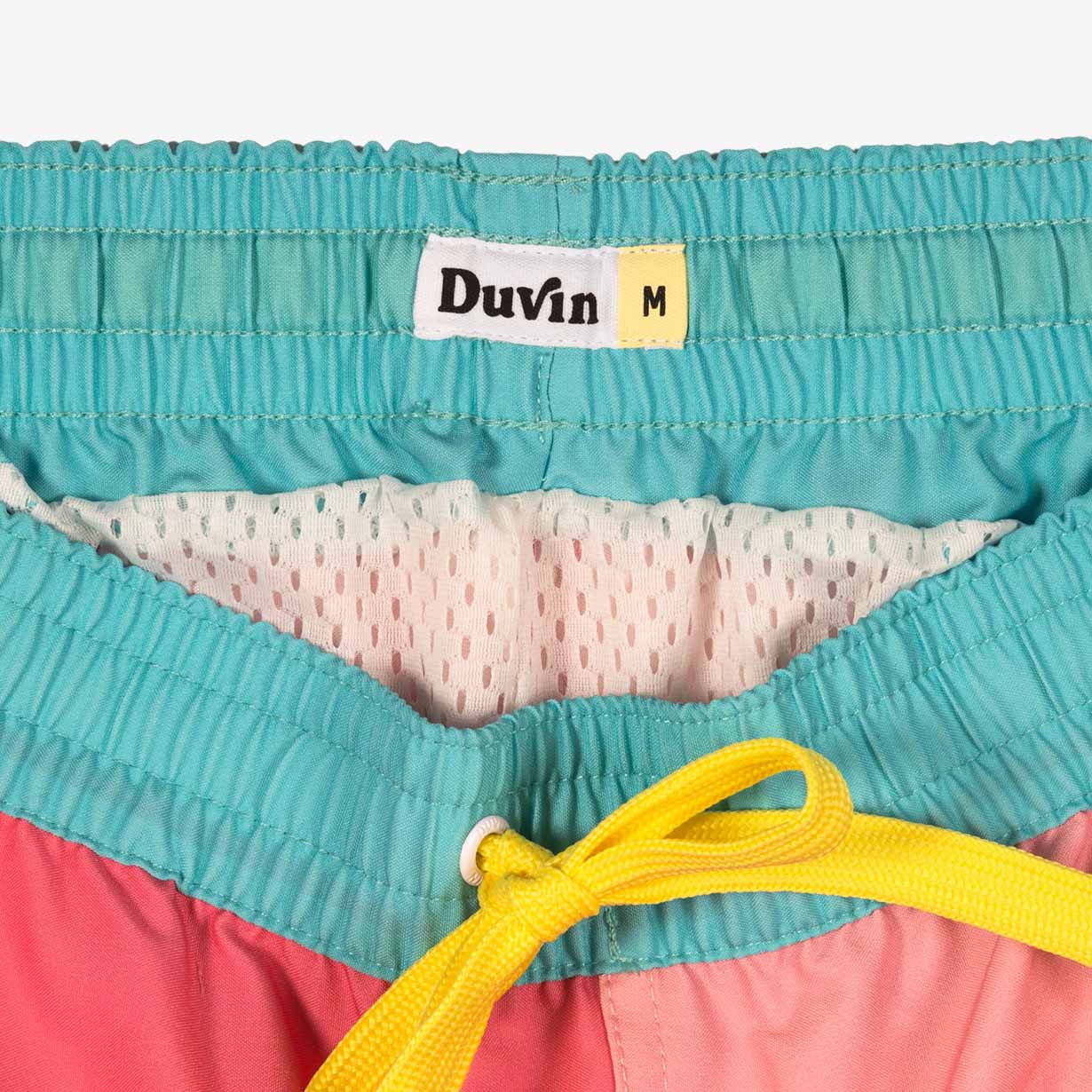 Duvin Beachside Checker Swim Short Pink | Men Collective